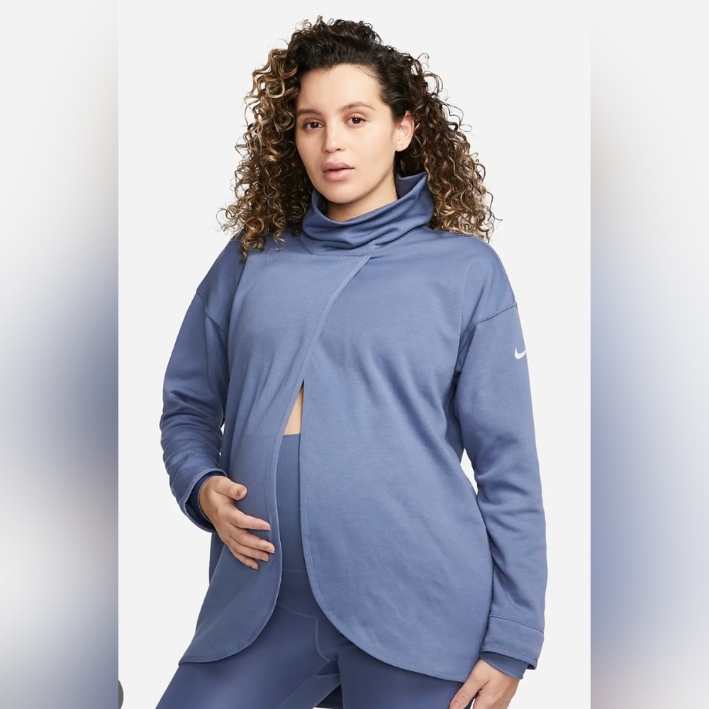 Light Blue Nike Maternity Pullover - image 2